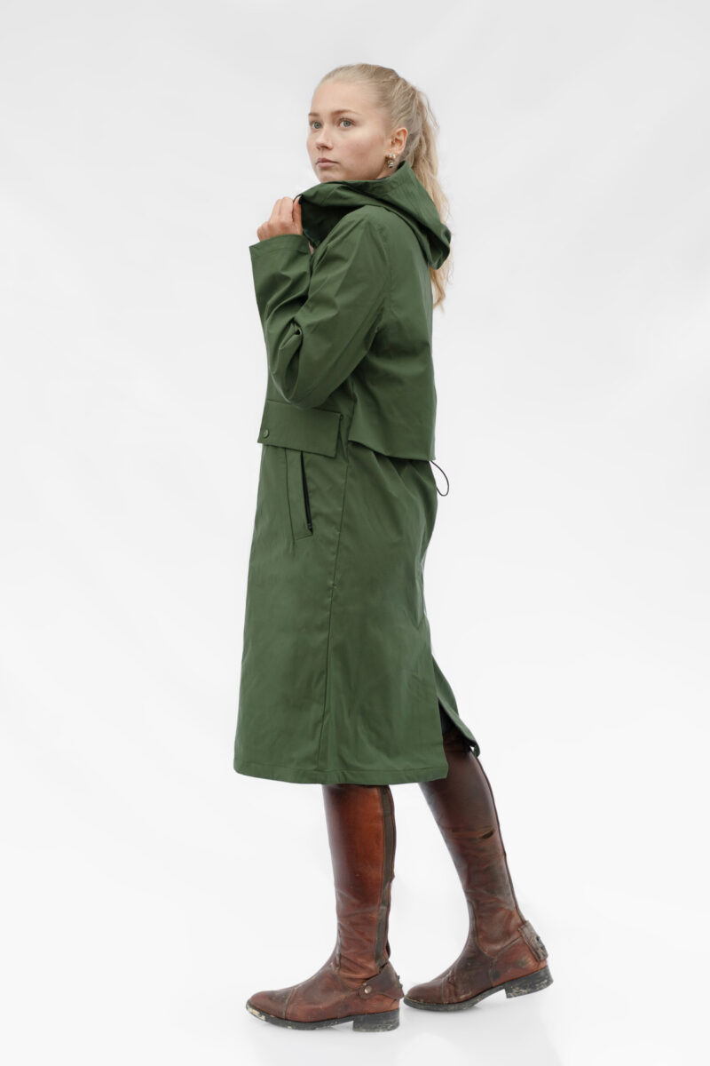 Pomme Lova Parkas Jacket, Green Forest