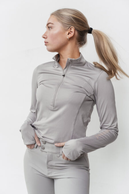 Pomme Paris Grey Drizzle, Soft Zip