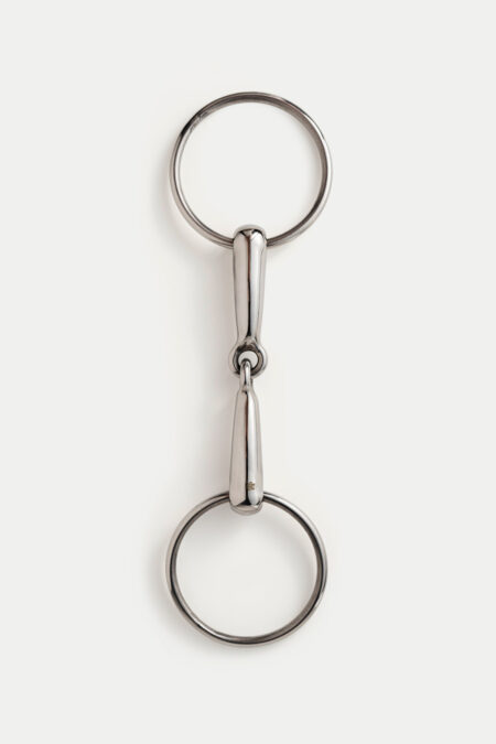 Bocca -Bits, Elena Hollow Mund Race Snaffle 75mm Ringe