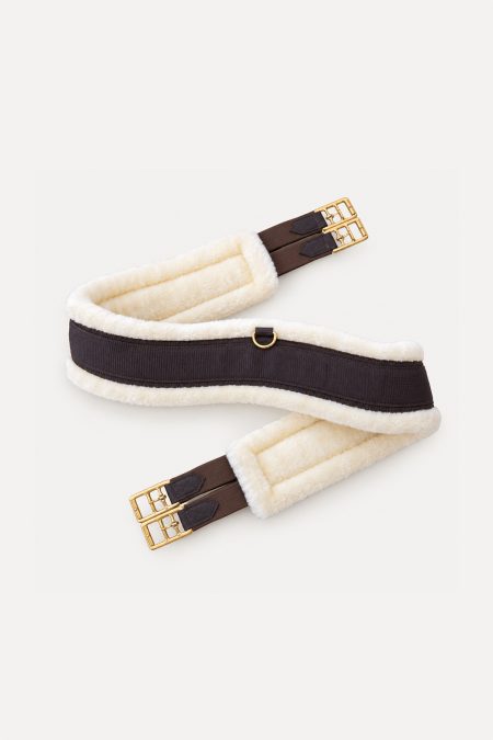 Amiko Allround Têtière, marron avec fourrure crème