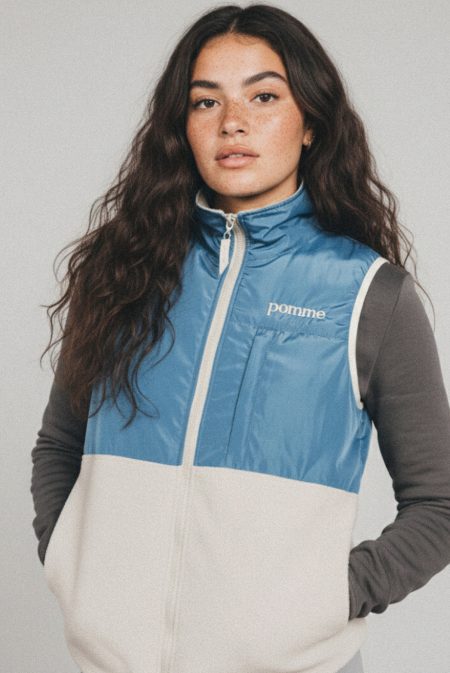 Pomme Bonnie Vest, grauer Nieselregen