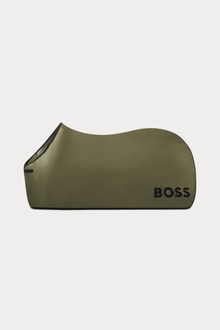 Hugo Boss, Alfombra suave Monogram, Olivino