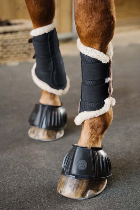 Amiko Bell Boots Rubber, Zwart