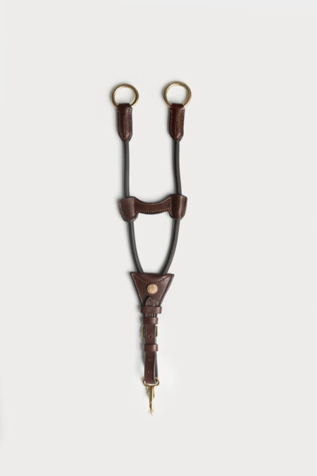 Amiko elastische martingalebevestiging, Havana bruin