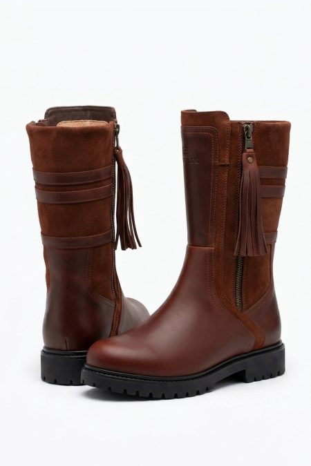 Castilgo Florencia Short Boots, Havana Brown