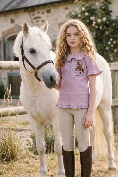 Rodeo Rookie Nova Tee, Purple Heather