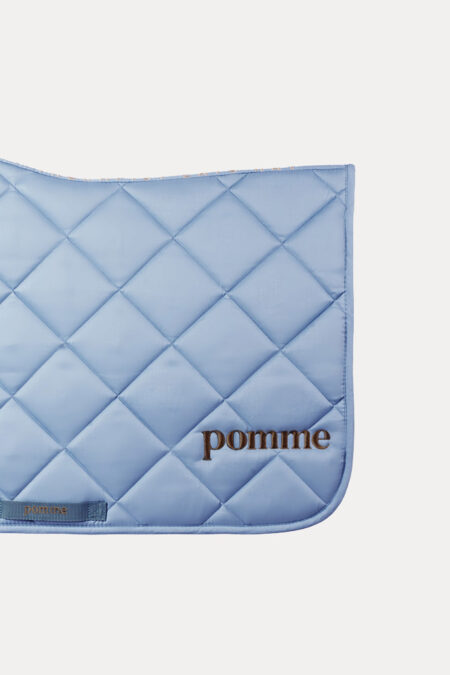 Pomme Sattle Pad Dressur, Dove Blue/Nougat