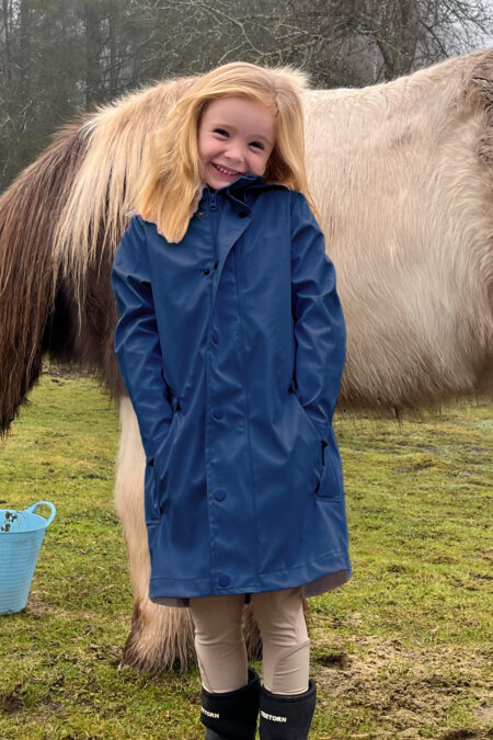 Rodeo Rookie Robyn regenjas, marineblauw