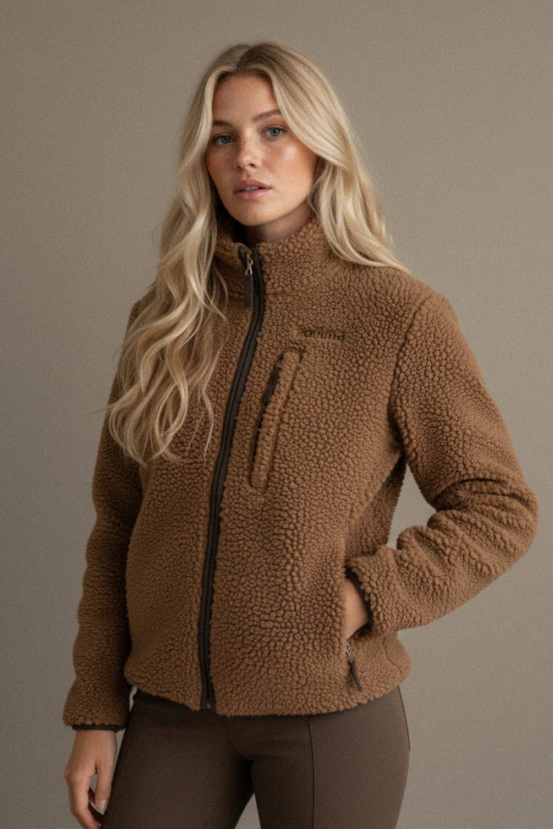 Pomme Bonnie Jacket Pile, Camel