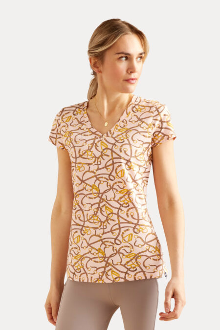 ARIAT, ZLEIBEN T-SHIRT, RUSHING ROSE