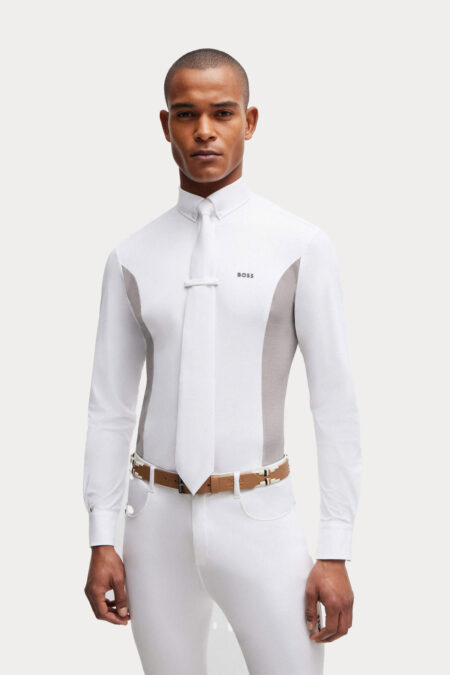 Hugo Boss, Norman Side Panel Show Shirt, wit