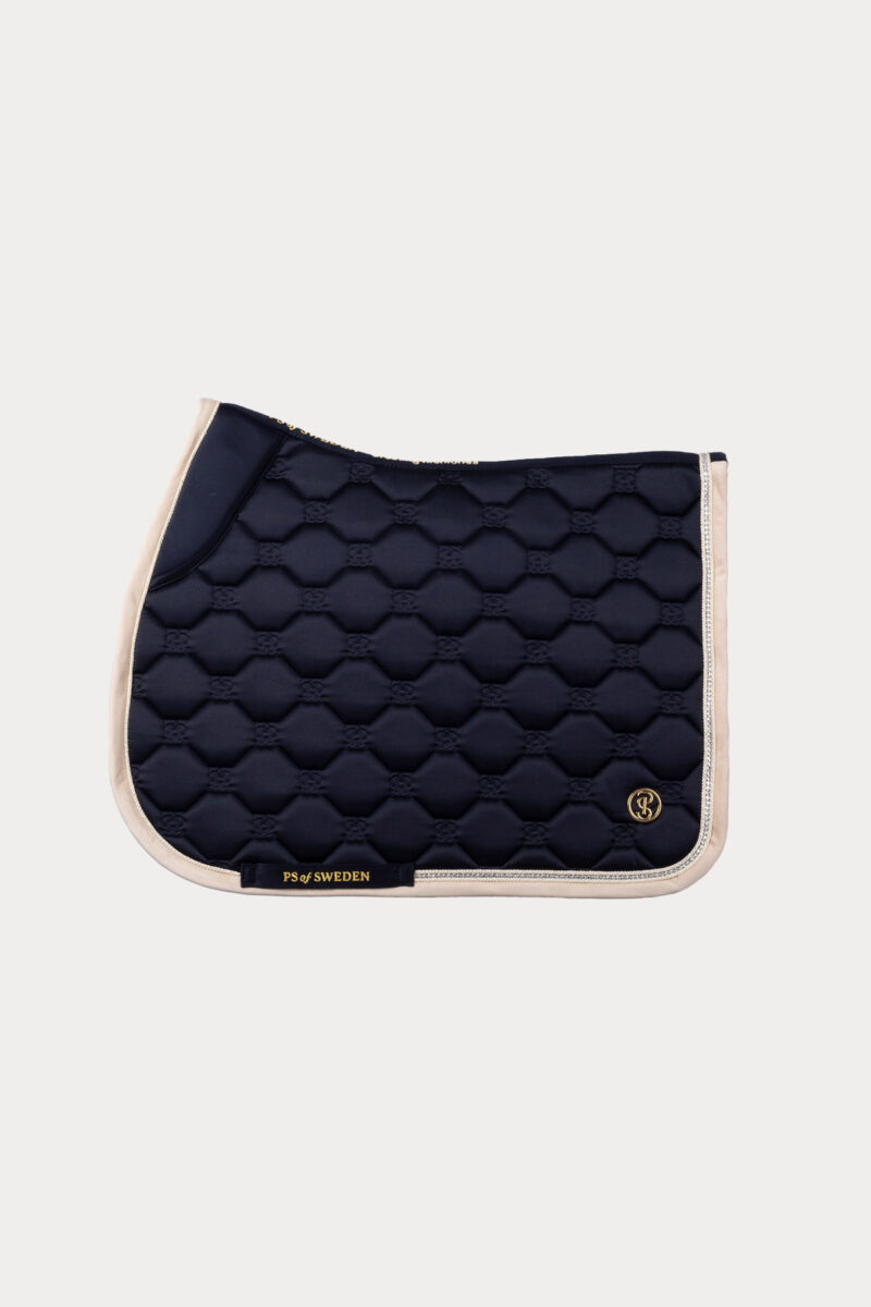 PS of Sweden, Saddle Pad Jump Vintage Monogram, Navy