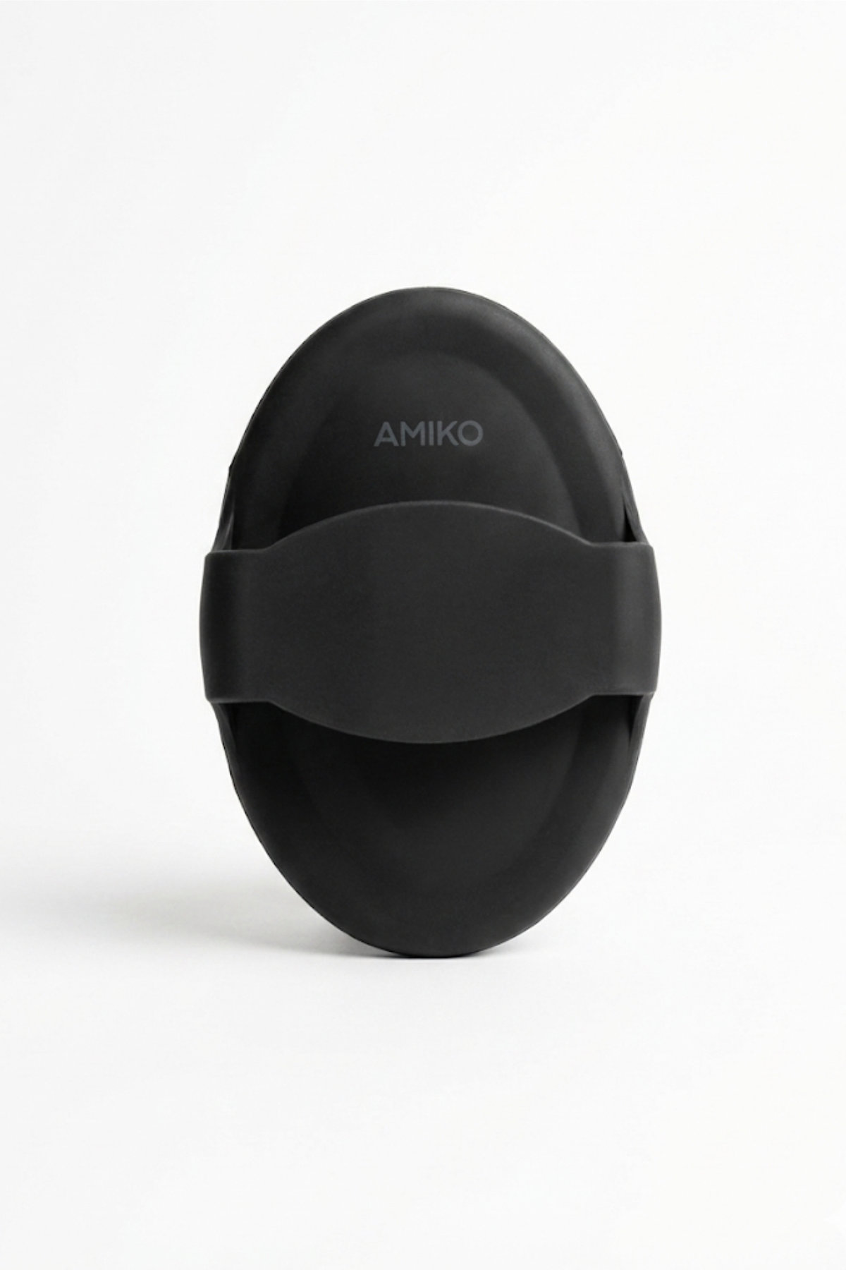 Amiko TPE Curry Comb, Black