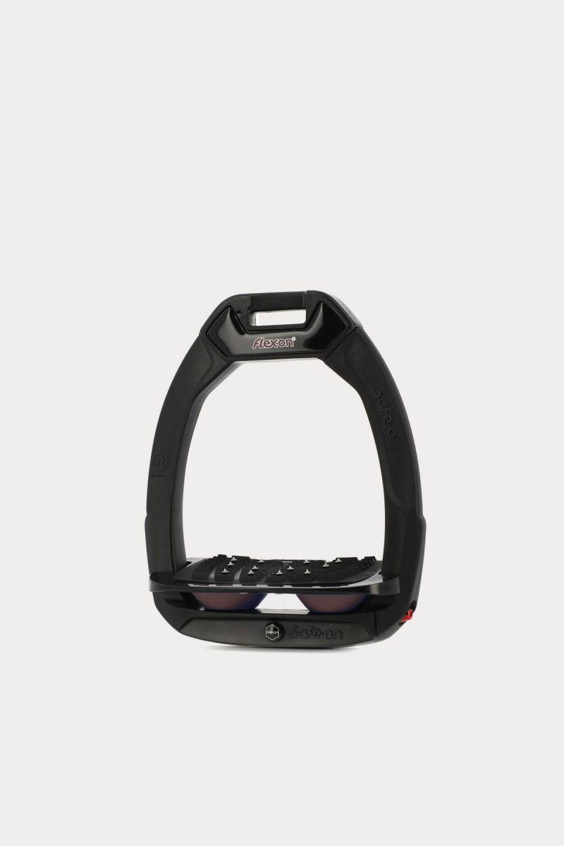 Flex-On, Stirrup Safe On Inclined Ultra-Grip, Black/ Chocolate