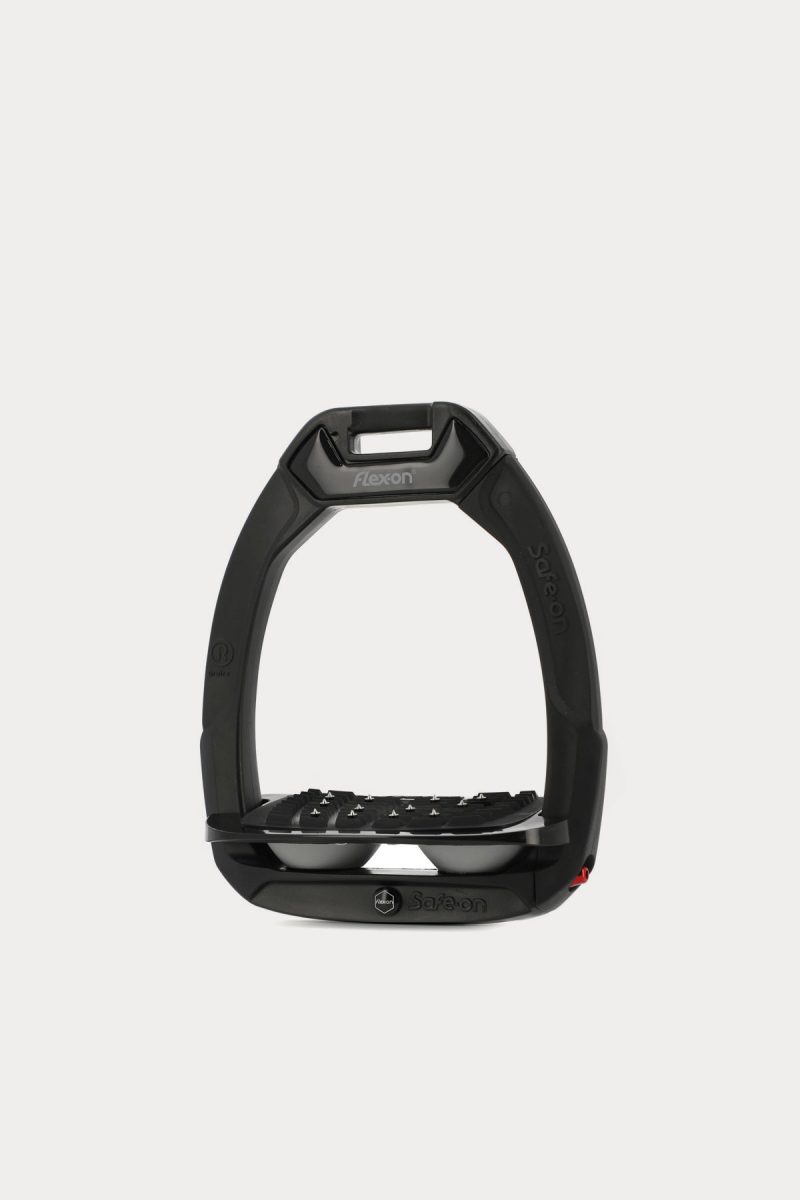 Flex-On, Stirrup Safe On Inclined Ultra-Grip, Black/ Grey