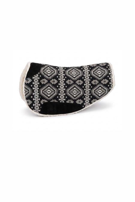 Navaros, Western Saddle Pad, Black & White