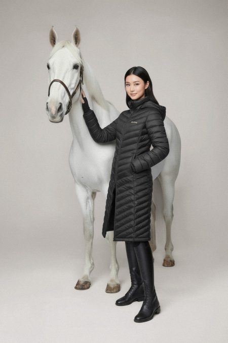 Pomme, Ingrid Jacke lang, Schwarz