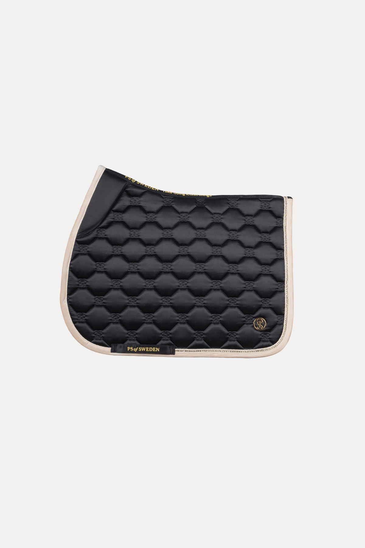 PS of Sweden, Saddle Pad Jump Vintage Monogram, Black