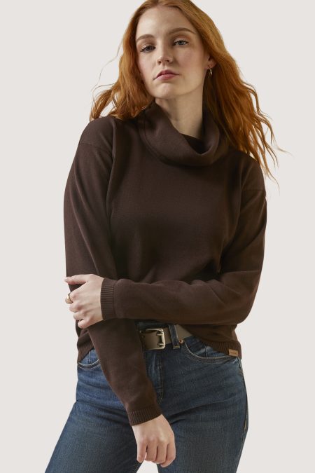 Ariat, Lexi Sweater Mole, Braun