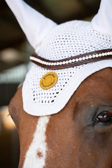 Pomme Fliegenschleier, Weiß