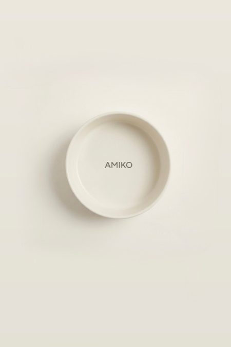 Amiko Dog Bowl, Creme