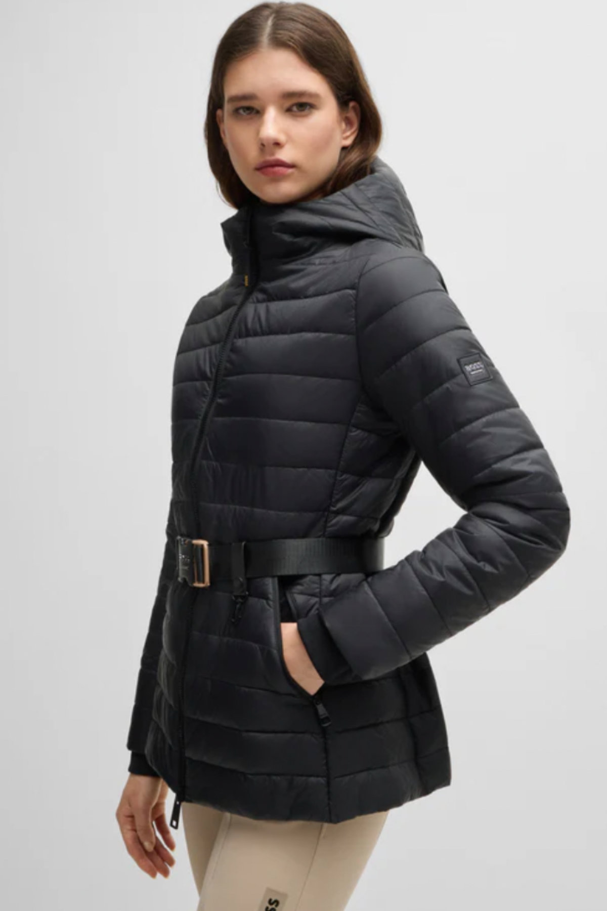 Hugo Boss, Wanda Leichte Puffer Jacket, Black