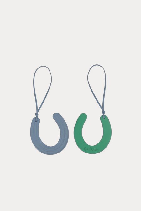 Get The Gallop, Bag Accessory  Horse Shoe, Blue