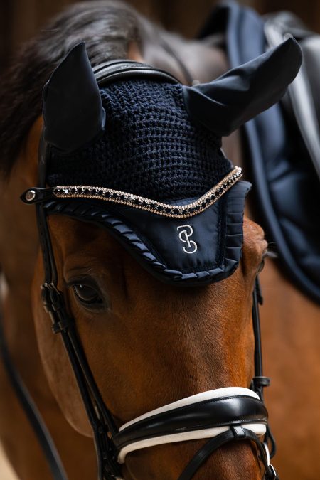 PS Of Sweden, Ear Bonnet Ruffle, Navy