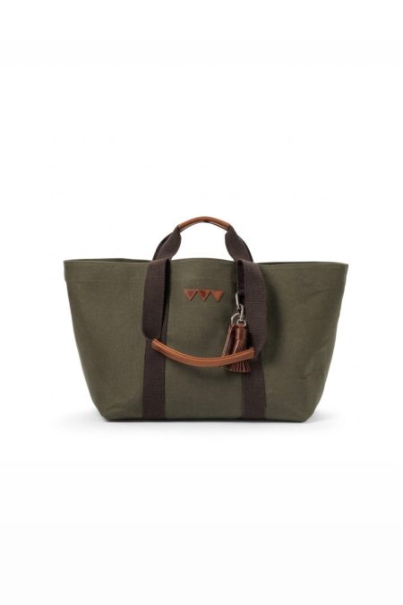 Get the Gallop, Hay Bag Medium Canvas, Dark Green
